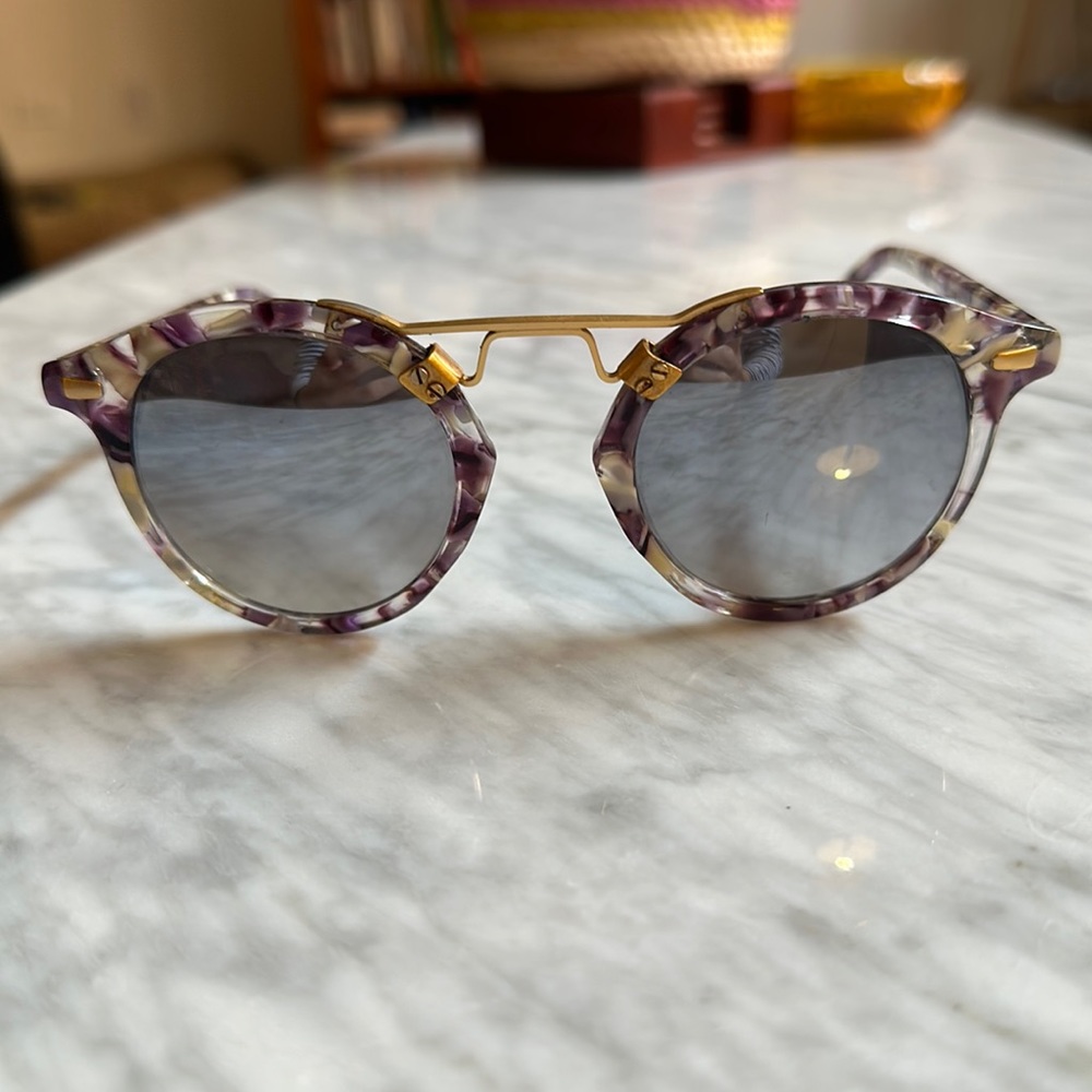 KREWE Sunglasses ST. LOUIS MIRRORED | NEPTUNE 24K